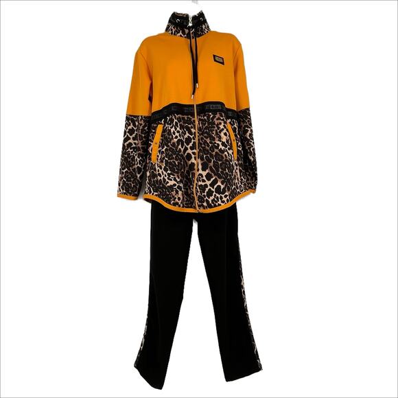 Wind Sport Wendi Royal Cup Jogger Set in Black/Yellow Size X-Large - Picture 1 of 11